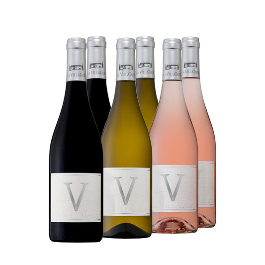 Villatade "V" Gift Set, 6 bottles - 3 colors